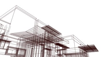 çizgili mimari duvar kağıdı, dijital arkaplan