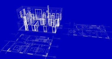çizgili mimari duvar kağıdı, dijital arkaplan