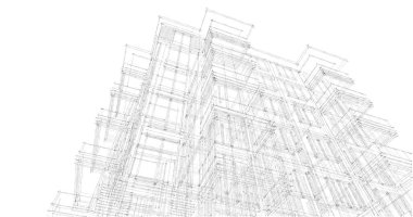 soyut mimari duvar kağıdı, dijital arkaplan