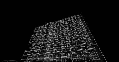 soyut mimari duvar kağıdı, dijital arkaplan