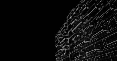 soyut mimari duvar kağıdı, dijital arkaplan