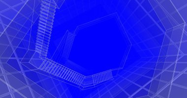 soyut mimari duvar kağıdı, dijital arkaplan