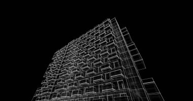 soyut mimari duvar kağıdı, dijital arkaplan