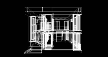 çizgili mimari duvar kağıdı, dijital arkaplan