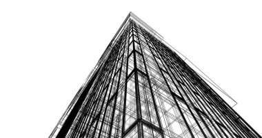 soyut mimari duvar kağıdı, dijital arkaplan