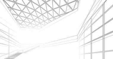 soyut mimari duvar kağıdı, dijital arkaplan