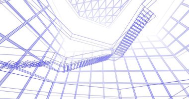 soyut mimari duvar kağıdı, dijital arkaplan