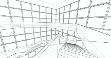 soyut mimari duvar kağıdı, dijital arkaplan