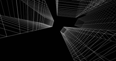 soyut mimari duvar kağıdı, dijital arkaplan