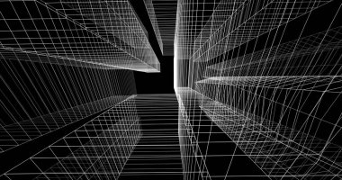 soyut mimari duvar kağıdı, dijital arkaplan