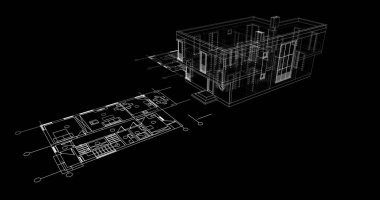 çizgili mimari duvar kağıdı, dijital arkaplan