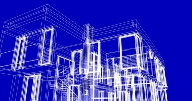çizgili mimari duvar kağıdı, dijital arkaplan