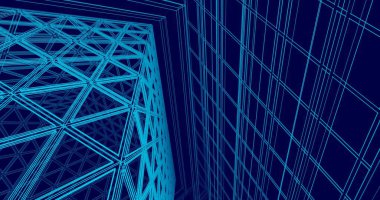 soyut mimari duvar kağıdı, dijital arkaplan