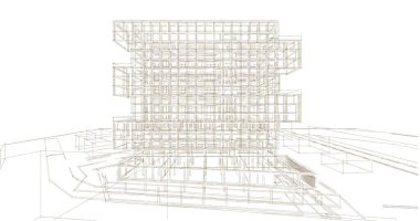 soyut mimari duvar kağıdı, dijital arkaplan