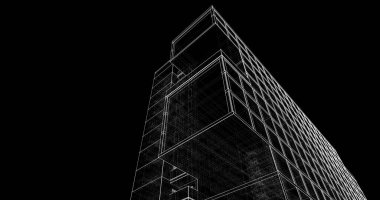 soyut mimari duvar kağıdı, dijital arkaplan