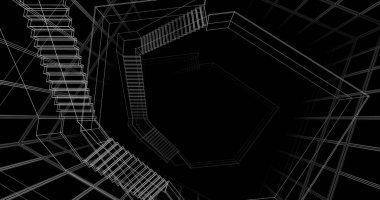 soyut mimari duvar kağıdı, dijital arkaplan