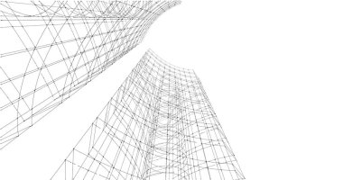 soyut mimari duvar kağıdı, dijital arkaplan