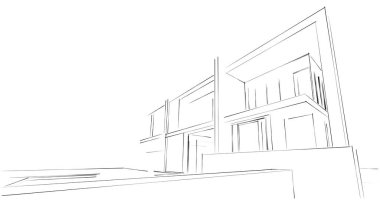 soyut mimari duvar kağıdı, dijital arkaplan