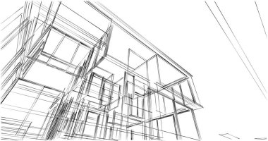 soyut mimari duvar kağıdı, dijital arkaplan