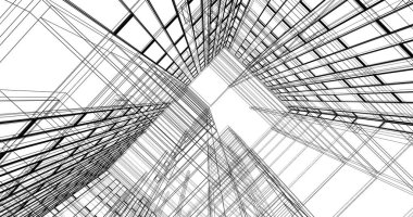 soyut mimari duvar kağıdı, dijital arkaplan