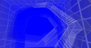 soyut mimari duvar kağıdı, dijital arkaplan