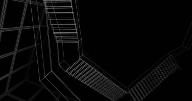 soyut mimari duvar kağıdı, dijital arkaplan