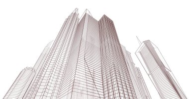 soyut mimari duvar kağıdı, dijital arkaplan