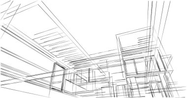 soyut mimari duvar kağıdı, dijital arkaplan