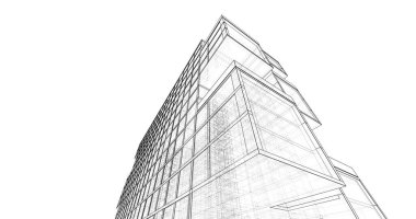 soyut mimari duvar kağıdı, dijital arkaplan