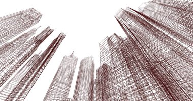 soyut mimari duvar kağıdı, dijital arkaplan