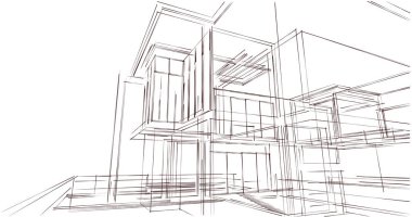 soyut mimari duvar kağıdı, dijital arkaplan