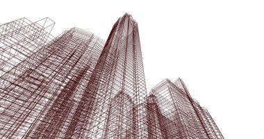 soyut mimari duvar kağıdı, dijital arkaplan