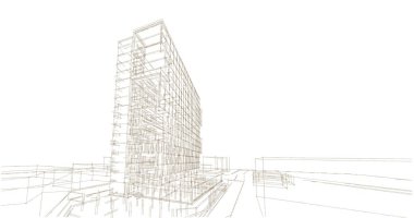 soyut mimari duvar kağıdı, dijital arkaplan