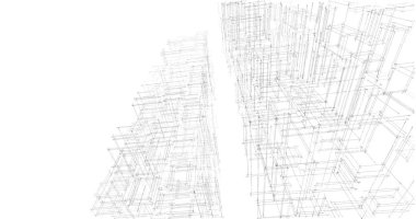 soyut mimari duvar kağıdı, dijital arkaplan