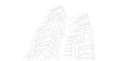 soyut mimari duvar kağıdı, dijital arkaplan