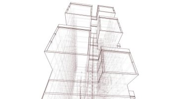 soyut mimari duvar kağıdı, dijital arkaplan