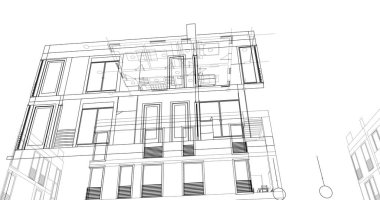 çizgili mimari duvar kağıdı, dijital arkaplan