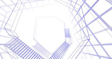 soyut mimari duvar kağıdı, dijital arkaplan