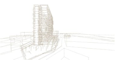 soyut mimari duvar kağıdı, dijital arkaplan