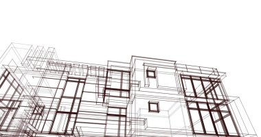 çizgili mimari duvar kağıdı, dijital arkaplan