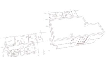 çizgili mimari duvar kağıdı, dijital arkaplan