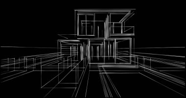 soyut mimari duvar kağıdı, dijital arkaplan