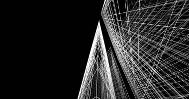 soyut mimari duvar kağıdı, dijital arkaplan