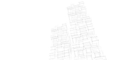 soyut mimari duvar kağıdı, dijital arkaplan