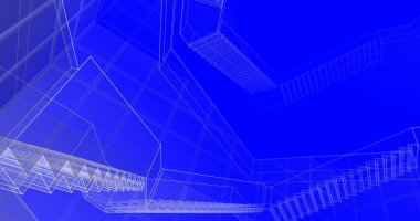 soyut mimari duvar kağıdı, dijital arkaplan