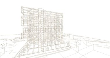 soyut mimari duvar kağıdı, dijital arkaplan