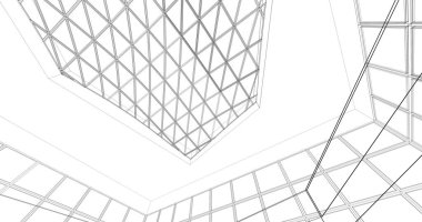 soyut mimari duvar kağıdı, dijital arkaplan