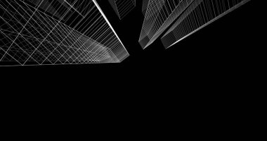 soyut mimari duvar kağıdı, dijital arkaplan