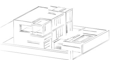 soyut mimari duvar kağıdı, dijital arkaplan