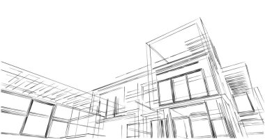 soyut mimari duvar kağıdı, dijital arkaplan